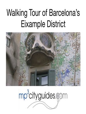 cover image of mp3cityguides Guide to Barcelona's Eixample District